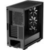 Deepcool ck560 midi tower behuizing (zwart | 2x usb-a | 1x usb-c | rgb | tempered glass)