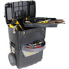 Stanley mobile work center 2in1 gereedschapskist (zwart grijs)