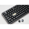 Ducky zero 6108 classic black rgb mechanisch gaming toetsenbord (zwart, us lay-out (qwerty), cherry mx2a speed silver, 100%, rgb leds, double-shot pbt, hot swap, 2.4ghz | bluetooth | usb-c)