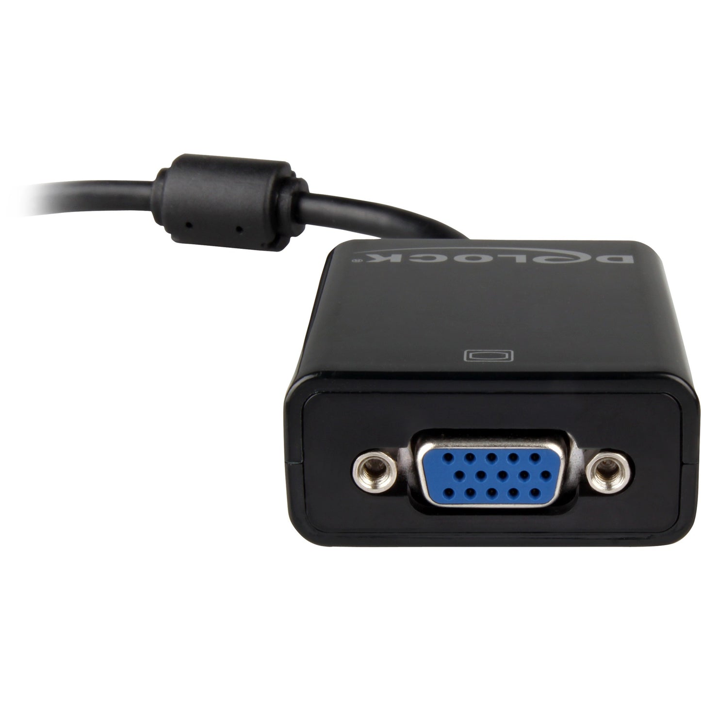Delock adapter displayport 1.1 > vga (zwart)