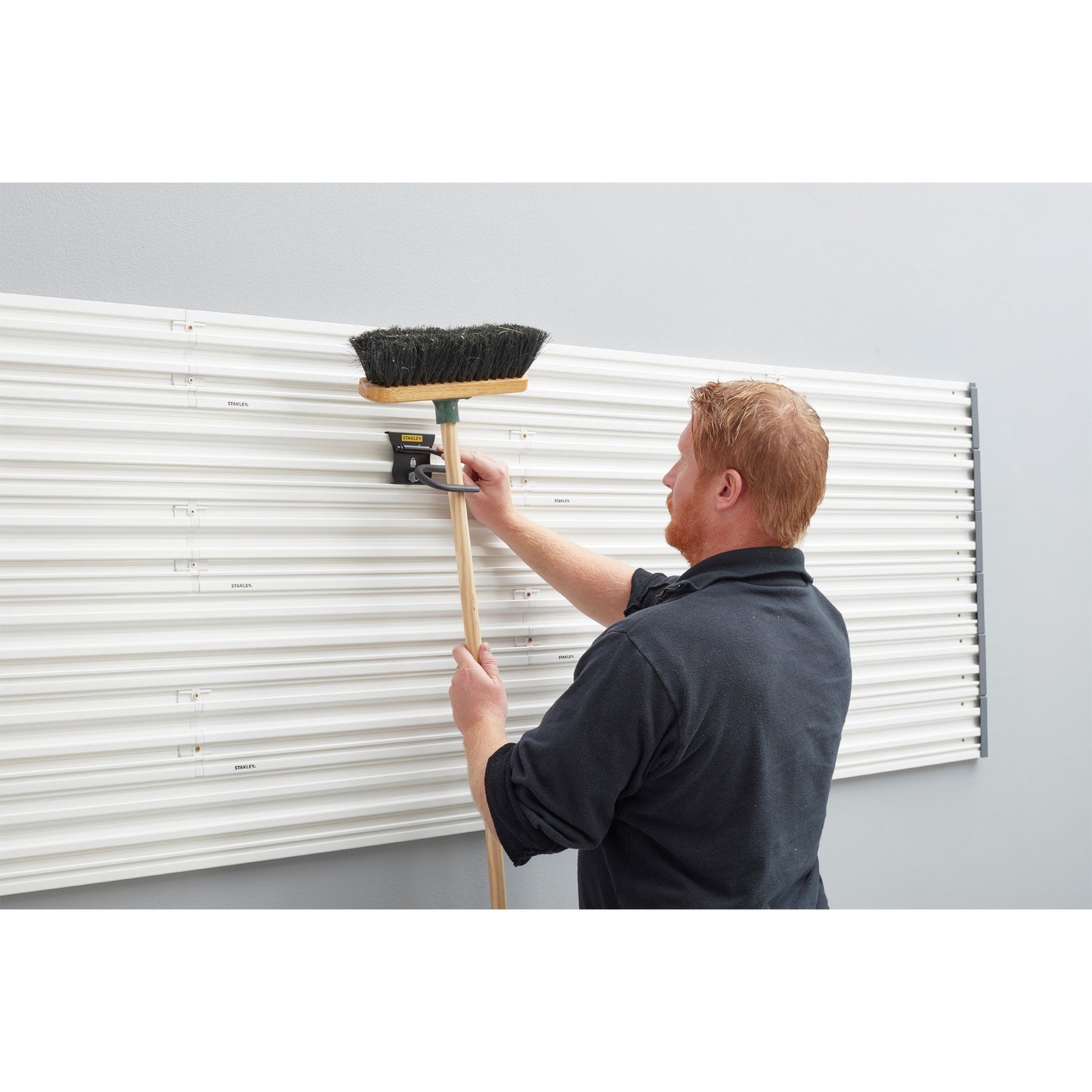 Stanley track wall - s haak houder (zwart)
