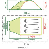 Coleman Darwin 3+ tent - afbeelding 9