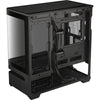 Asus prime ap202 midi tower behuizing (zwart | 2x usb-a | 1x usb-c | rgb | tempered glass)