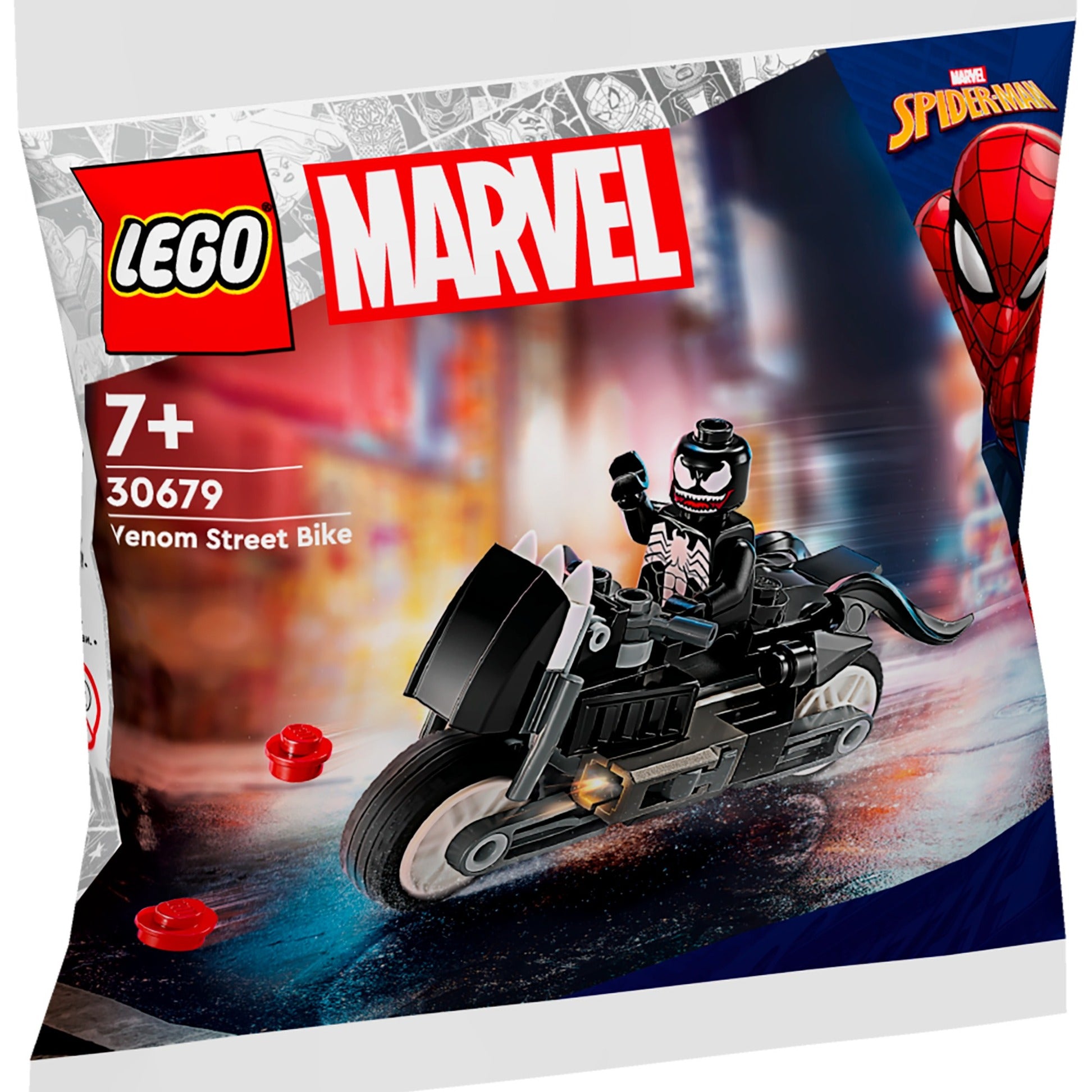 Lego marvel - venom straatmotor constructiespeelgoed (30679)