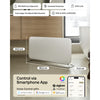 Mill steel wifi paneelverwarming pa1500wifi4a met voet, 1500 watt convector (wit, wifi 2,4 ghz (wifi 6), bluetooth 5.2, zigbee 3.0 + app)