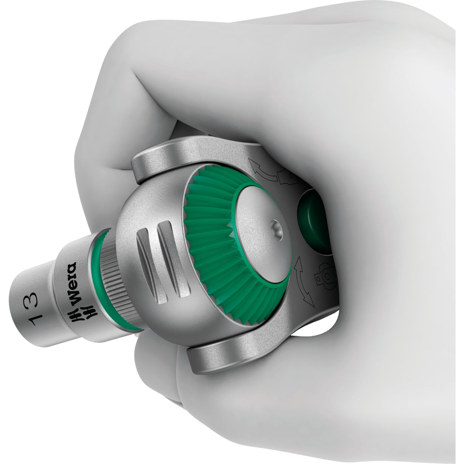 Wera zyklop speed-knarrens.8100 sb2 3 8 gereedschapsset (42-delig)