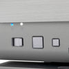 Silverstone crown 04 htpc behuizing (donkergrijs | 4x usb-a | 1x usb-c)