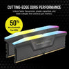 Corsair vengeance rgb 32 gb ddr5-6000 (2x 16 gb) werkgeheugen (zwart, cmh32gx5m2d6000z38, xmp, expo)