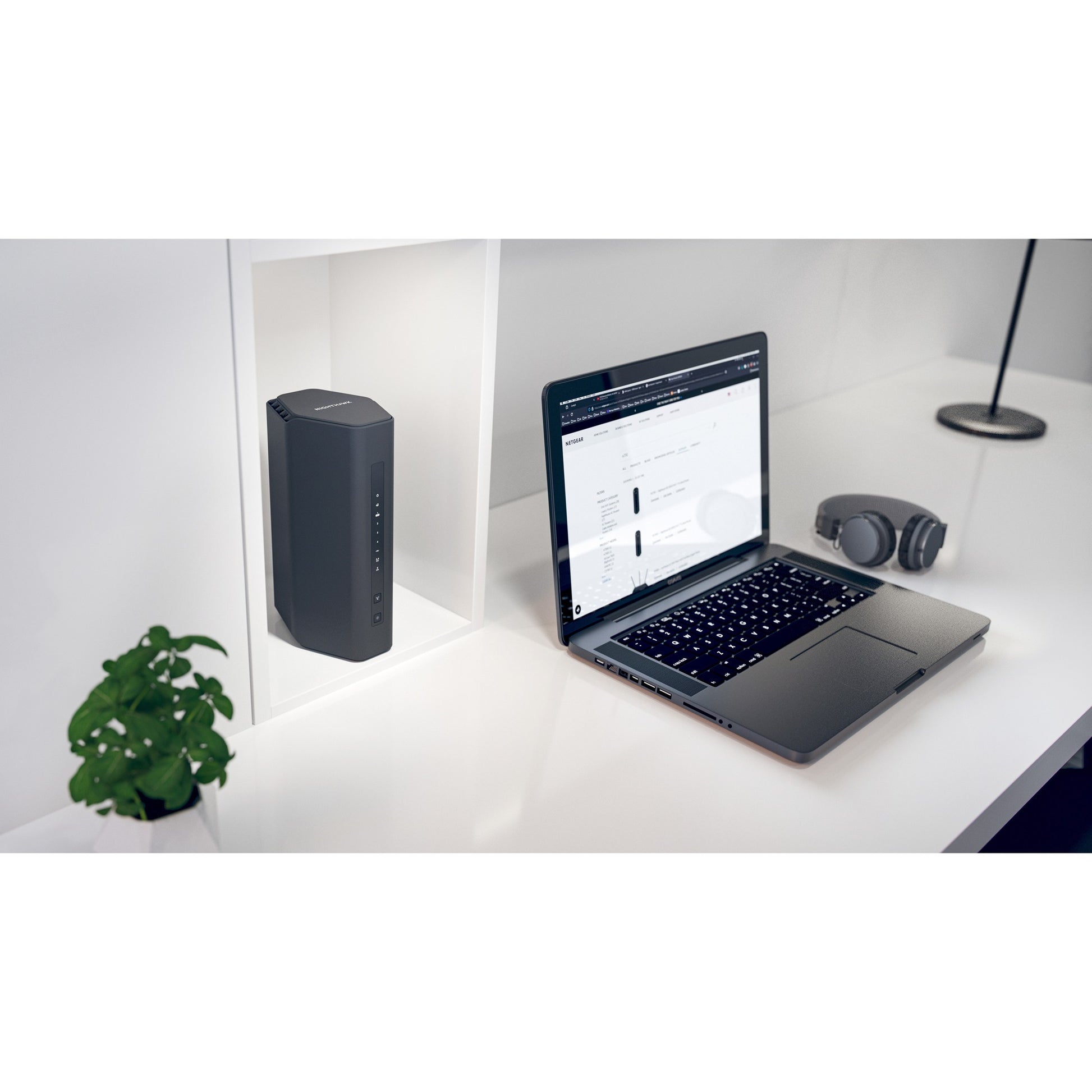 Netgear nighthawk wifi 7 router rs200 (zwart)