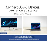 Act connectivity usb-c 3.2 gen2 active optical cable (aoc) aansluitkabel (grijs zwart, 5 meter) - afbeelding 4