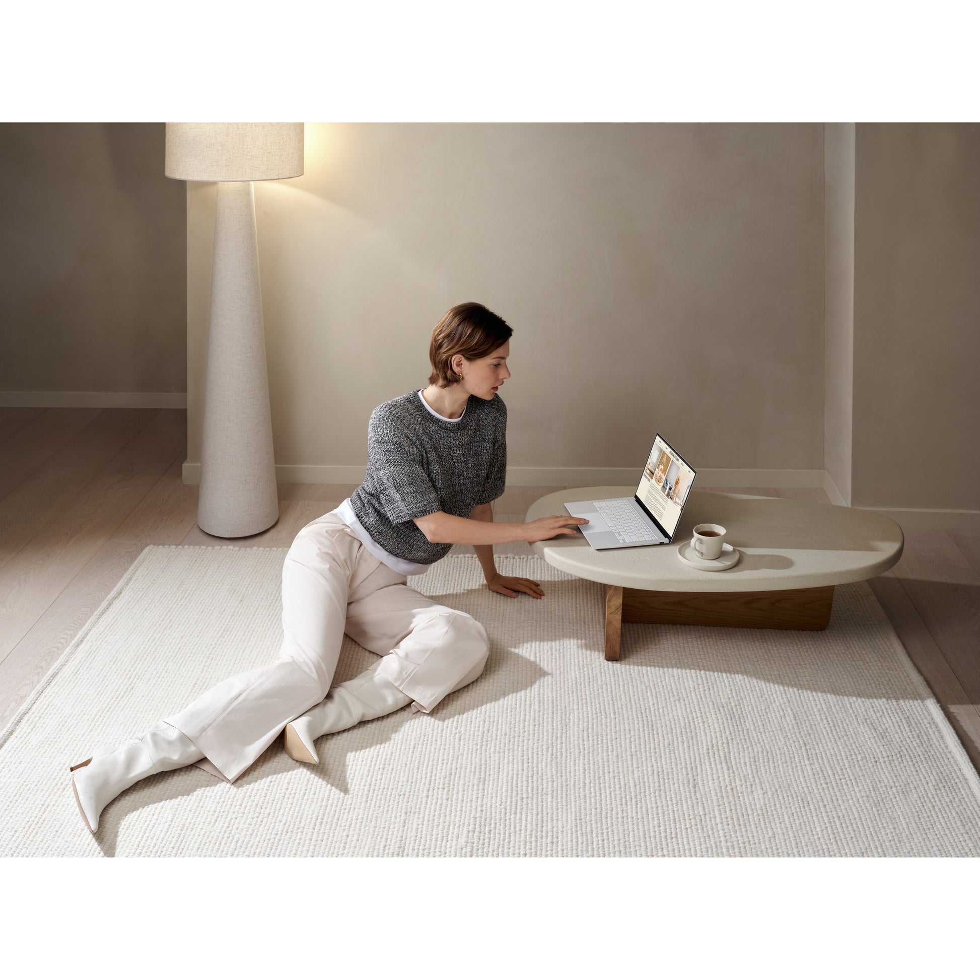 Asus zenbook s 14 ux5406sa-pv029w 14 copilot+ laptop (grijs | core ultra 7 258v | arc graphics 140v | 32 gb | 1 tb ssd)