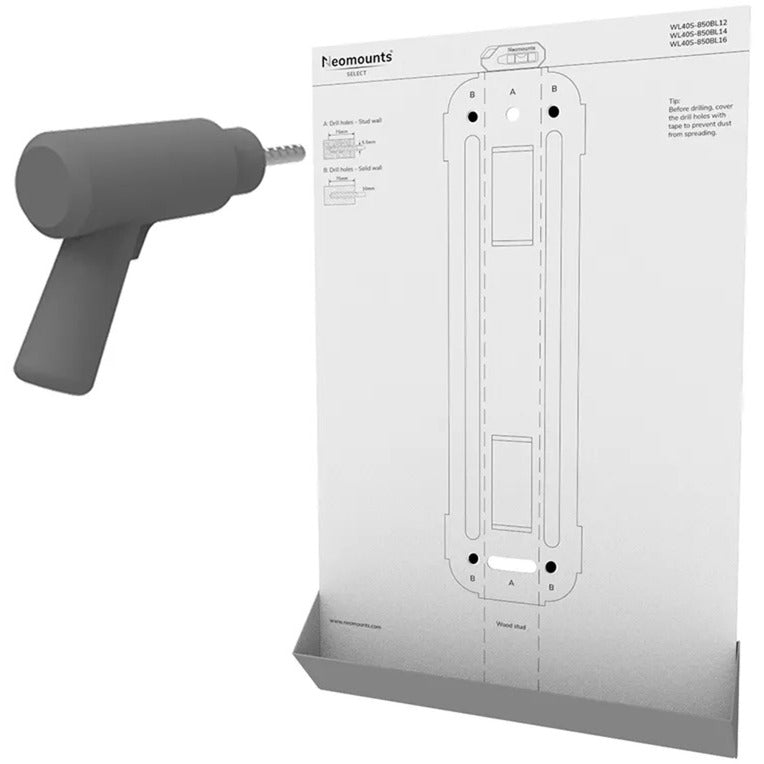 Neomounts wl40s-850bl14 select tv wandsteun standaard (zwart)