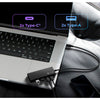 Icy box ib-hub1436-cpd usb-hub (zwart, 2x usb-a, 2x usb-c)
