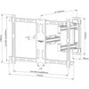 Neomounts select wl40s-850bl16 tv wandsteun bevestiging (zwart)