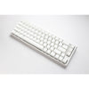 Ducky one 3 classic pure white sf rgb mechanisch toetsenbord (wit, us lay-out (qwerty), cherry mx brown, 65%, rgb leds, double-shot pbt, hot-swappable, quack mechanics)