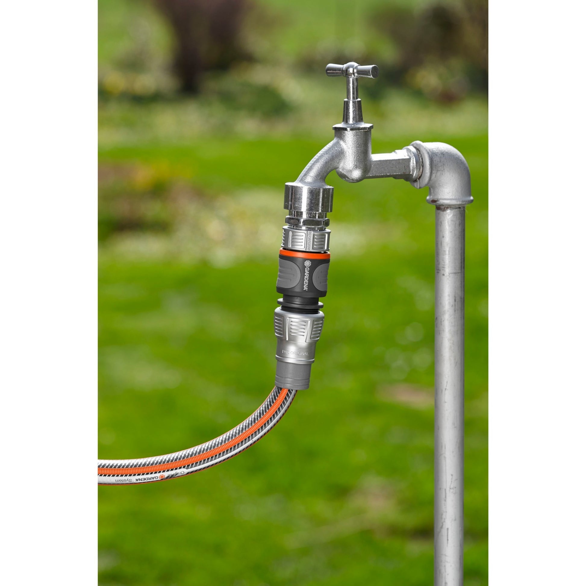 Gardena premium slangstuk 13 mm (1 2 ) - 15 mm (5 8 ) (grijs zilver, 18255-20)
