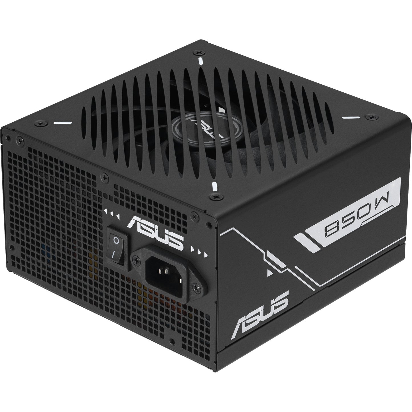 Asus prime gold black edition modulaire 850 watt voeding (zwart, 1x 12v-2x6, 3x pcie)