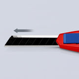 Knipex cutix universele mes stanleymes (rood blauw, incl. 2 mesbladen) - afbeelding 8