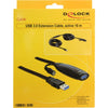 Delock usb 3.0 actieve verlengkabel (zwart, 10 meter)