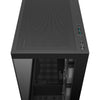 Deepcool cg580 4f v2 midi tower behuizing (zwart | 2x usb-a | 1x usb-c | rgb | tempered glass)