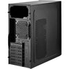 Silverstone sst-ps13b midi tower behuizing (zwart | 2x usb-a)