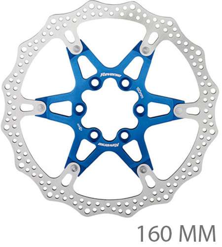 Reverse components aluminium steel rotor
