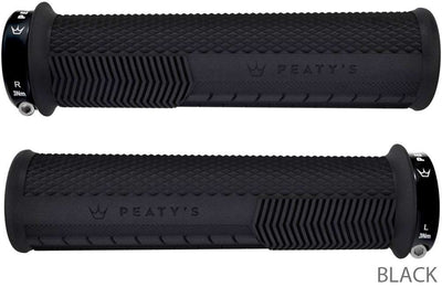 Peaty's monarch grips knurl lock-on handlebar grips