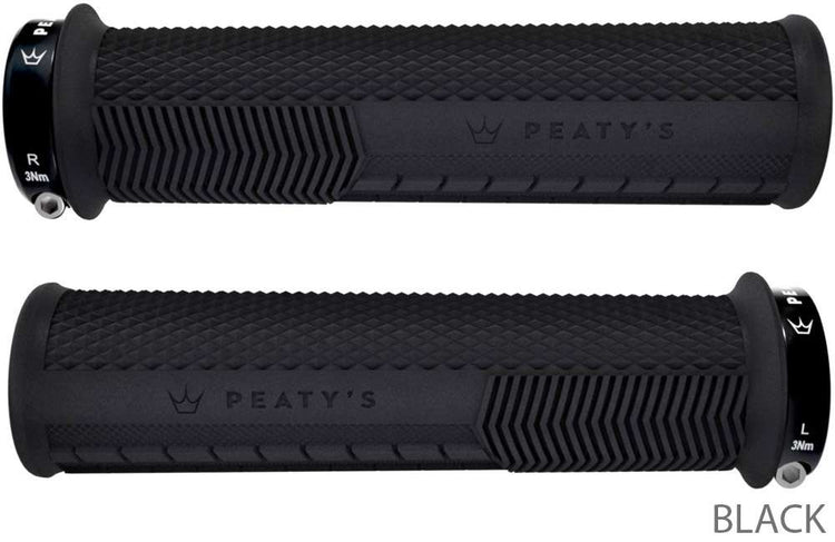 Peaty's monarch grips knurl lock-on handlebar grips