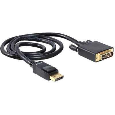 Delock displayport naar dvi kabel adapter (zwart, 1 meter)