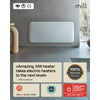 Mill steel wifi paneelverwarming pa1500wifi4a met voet, 1500 watt convector (wit, wifi 2,4 ghz (wifi 6), bluetooth 5.2, zigbee 3.0 + app)