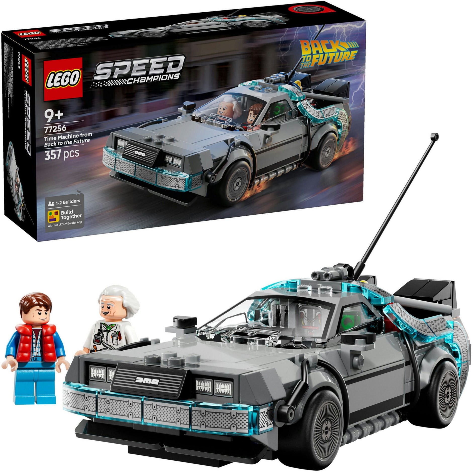 Lego speed champions tijdmachine uit back to the future - 77256