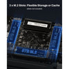 Terramaster f2-425 plus nas (wit, 2x 5gbe, hdmi, usb)