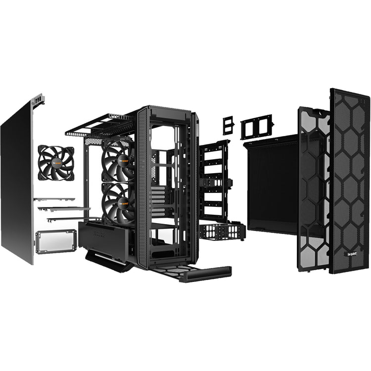Be quiet! silent base 802 midi tower behuizing (zwart | 2x usb-a | 1x usb-c)