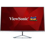 Viewsonic vx3276-mhd-3 31.5 monitor (zwart (mat) zilver, 1x displayport, 1x hdmi, 1x vga, 1x hdmi, 1x displayport, vga, audio) - afbeelding 3