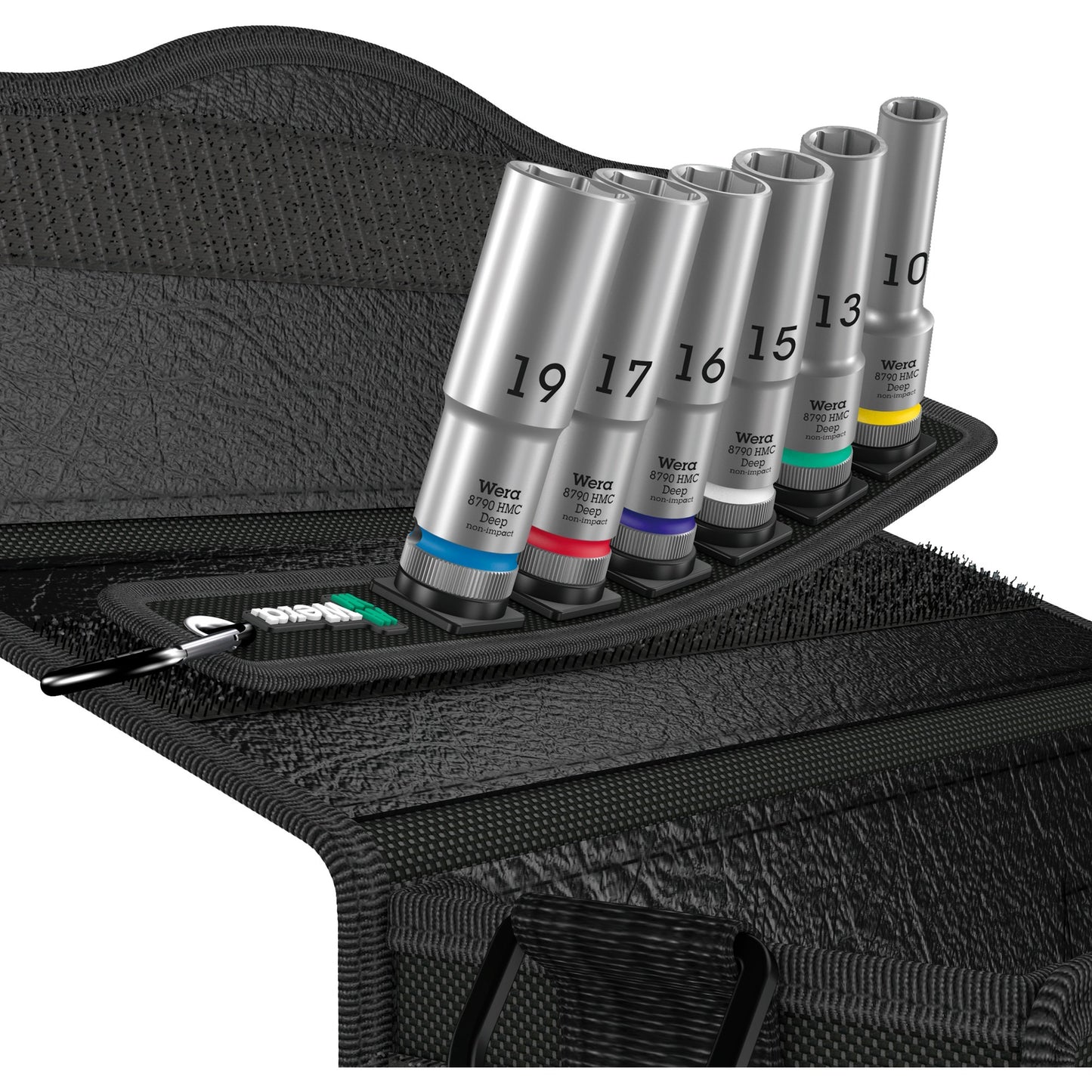 Wera belt c deep 1 doppenset, 1 2 dopsleutel (zwart, 6-delig)