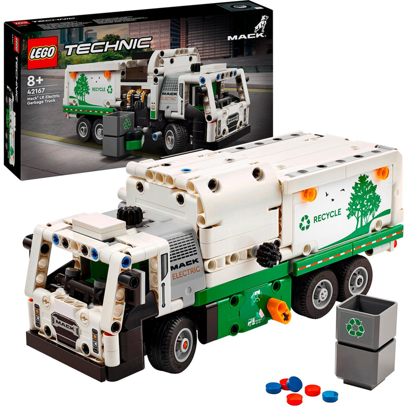 Lego technic mack lr electric vuilniswagen - 42167