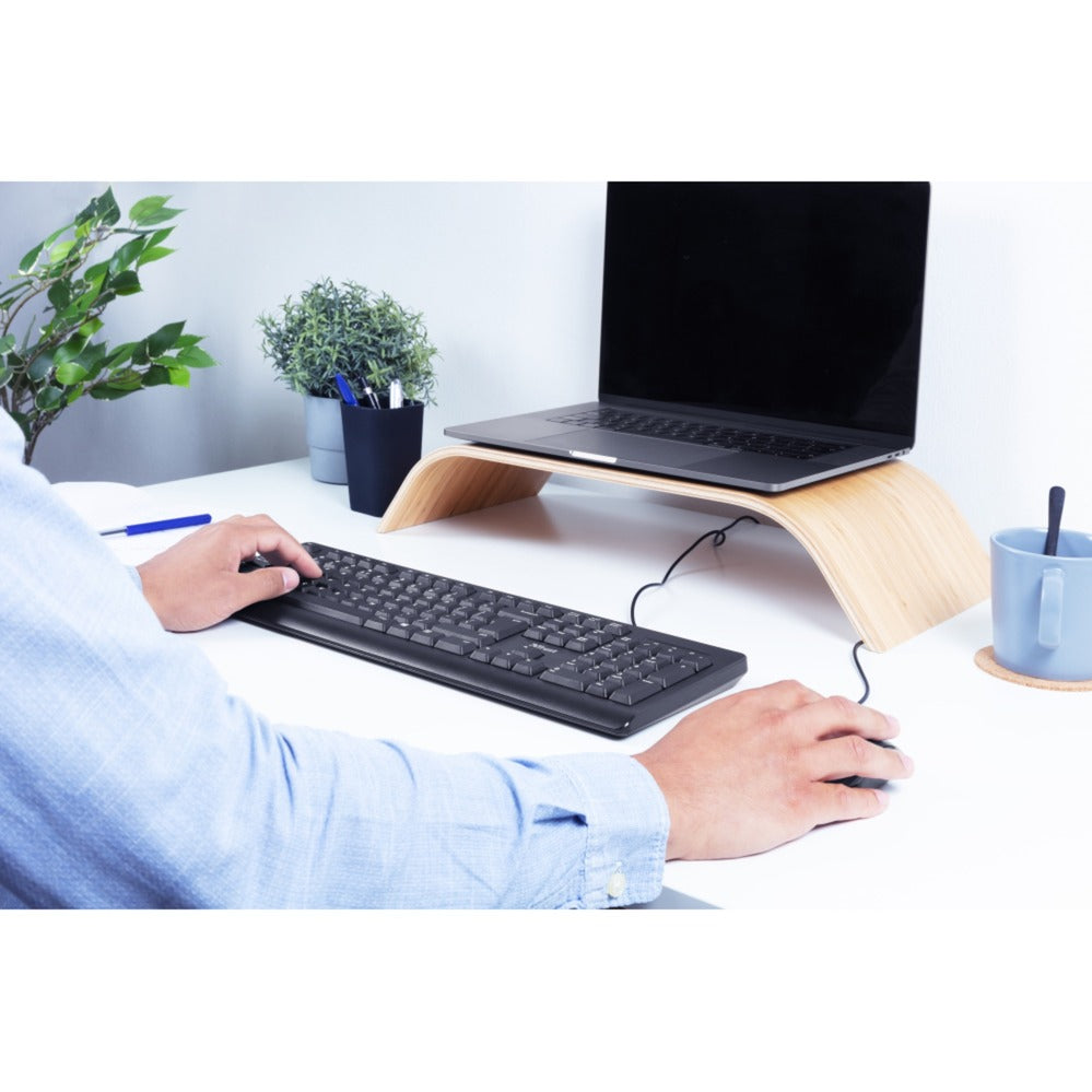 Trust primo keyboard mouse set desktopset (zwart, us lay-out (qwerty), membraan, 100%)
