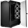 Sharkoon rev300 midi tower behuizing (zwart | 4x usb-a | 1x usb-c | rgb | tempered glass)