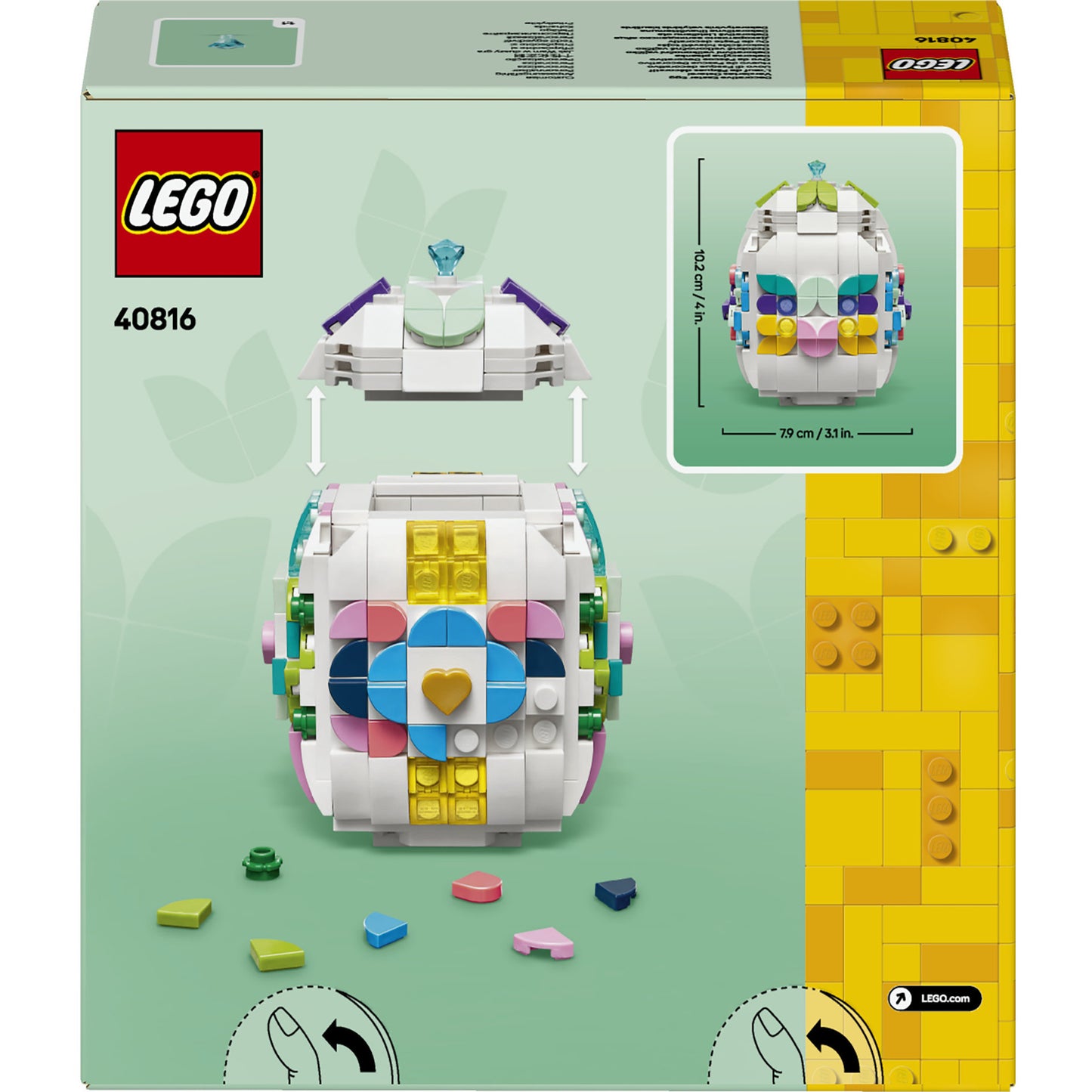 Lego paasei versieren constructiespeelgoed (40816)