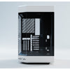 Hyte y60 midi tower behuizing (wit zwart | 3x usb-a | tempered glass)