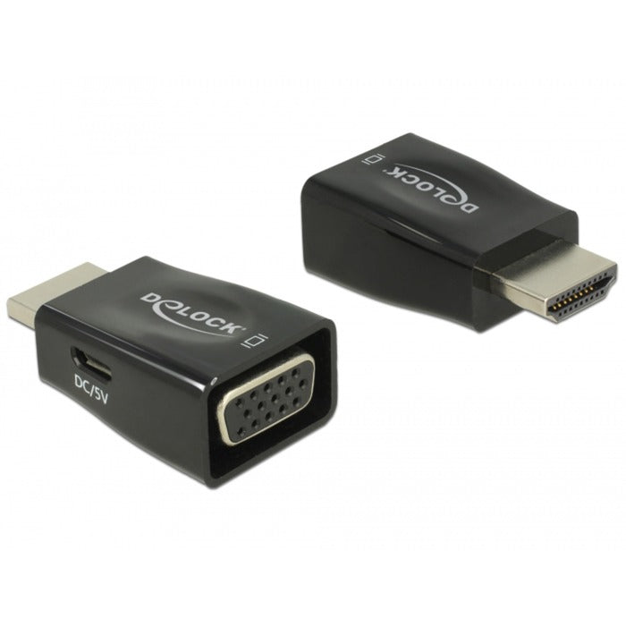 Delock hdmi-a naar vga adapter (zwart)