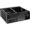 Silverstone sst-gd09b-c htpc behuizing (zwart | 1x usb-a | 1x usb-c)