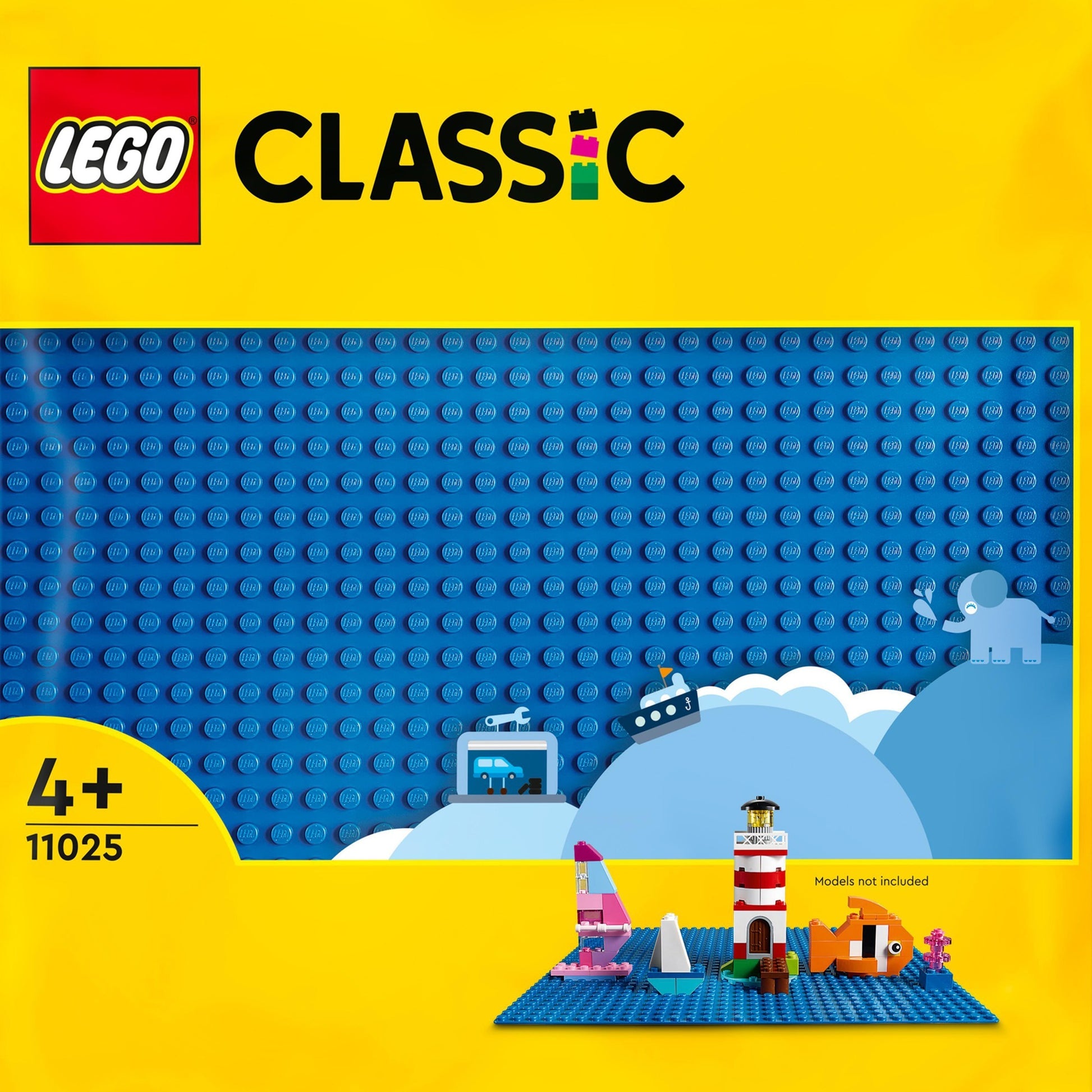 Lego classic 11025 blauwe bouwplaat