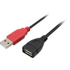 Delock y-kabel 2x usb-a 2.0 male > 1 x usb-a 2.0 female splitterkabel (zwart rood, 0,2 meter)