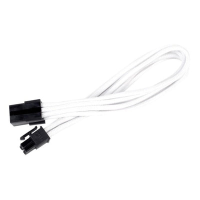 Silverstone 6-polig pcie verlengkabel (wit, 25 centimeter, pp07-ide6w, lite retail)