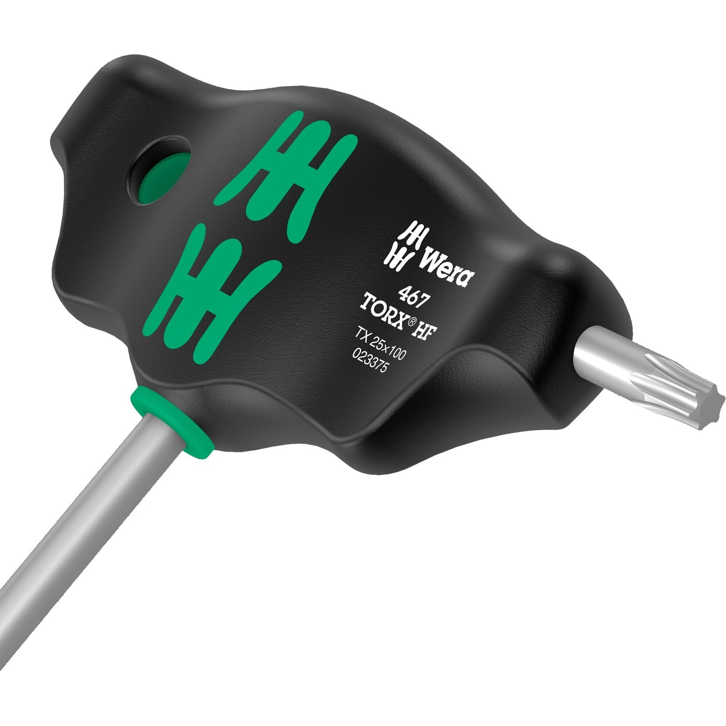 Wera 454 10 hf set imperial 1 stiftsleutelset t-greep hex-plus (zwart groen, met vasthoudfunctie, duims, 10-delig)