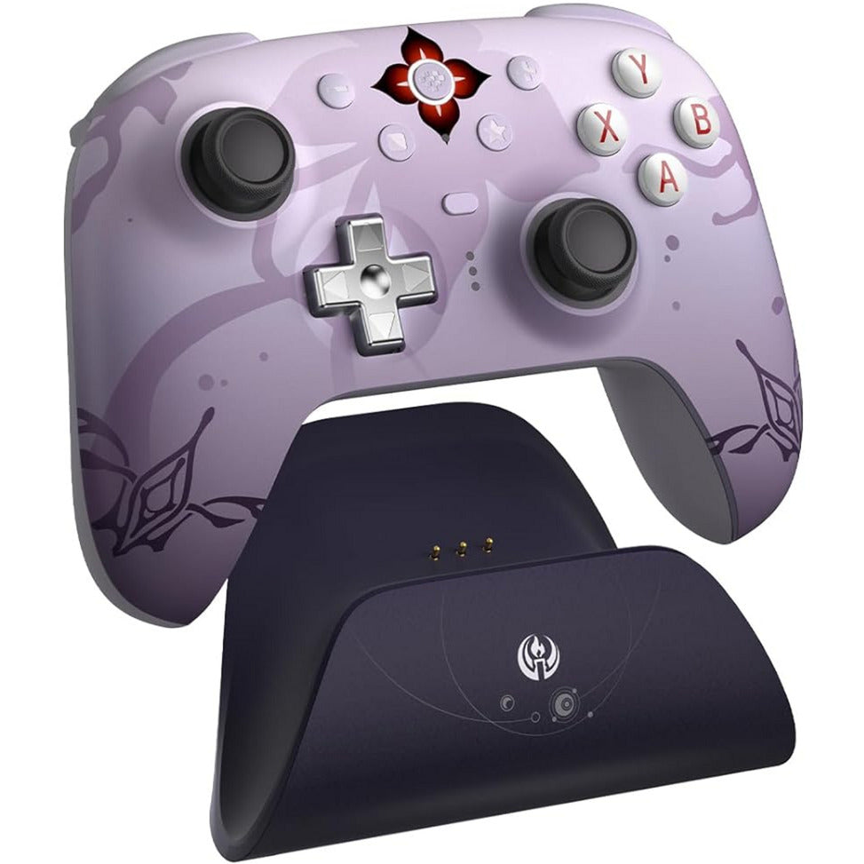 8bitdo ultimate 2 wireless controller - honkai: star rail - evernight (donkerpaars, 2.4 ghz bluetooth, usb, pc)