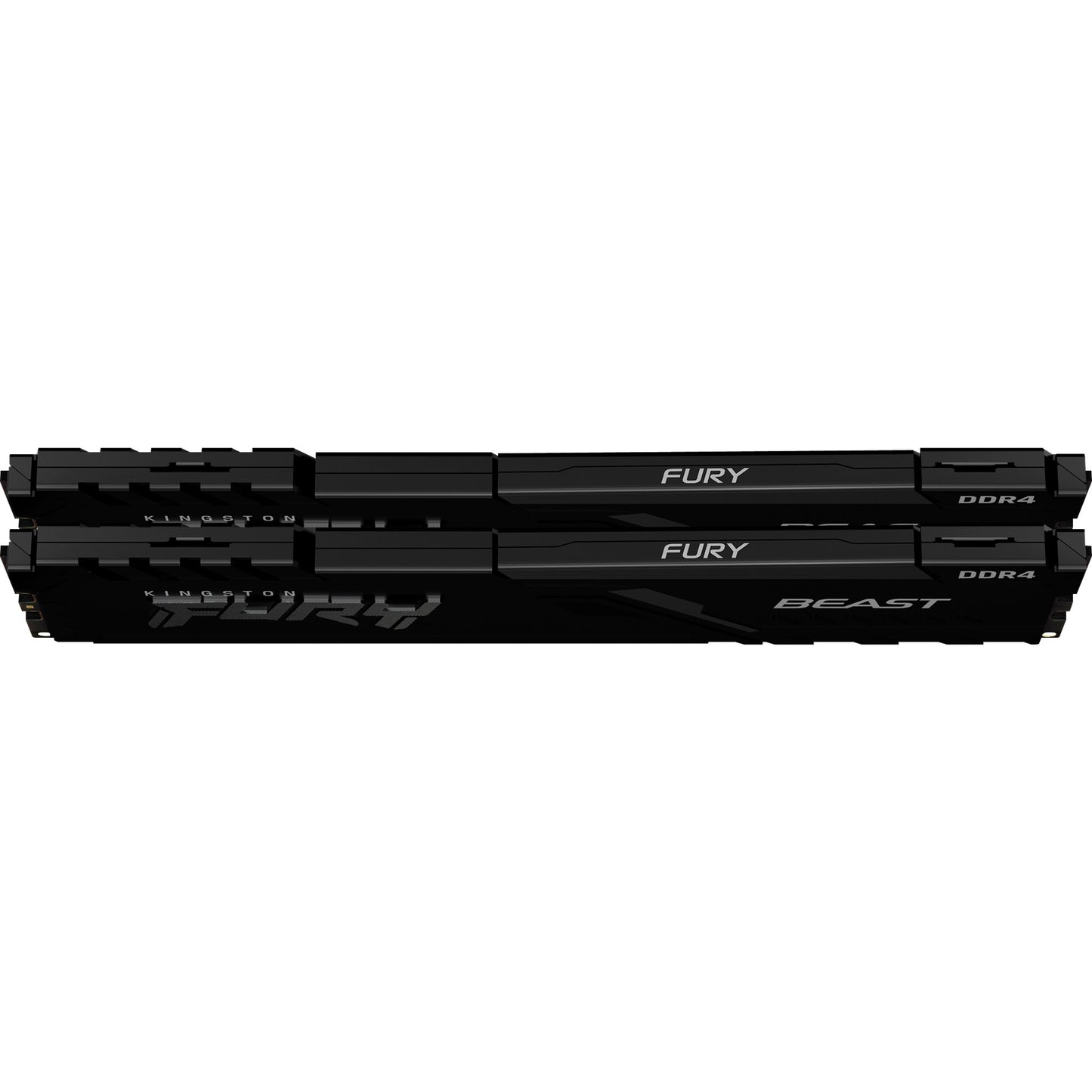 Kingston fury beast 16 gb ddr4-3200 (2x 8 gb) werkgeheugen (zwart, kf432c16bbk2 16, xmp 2.0)
