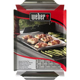 Weber deluxe grillpan grillkorf (zilver) - afbeelding 4