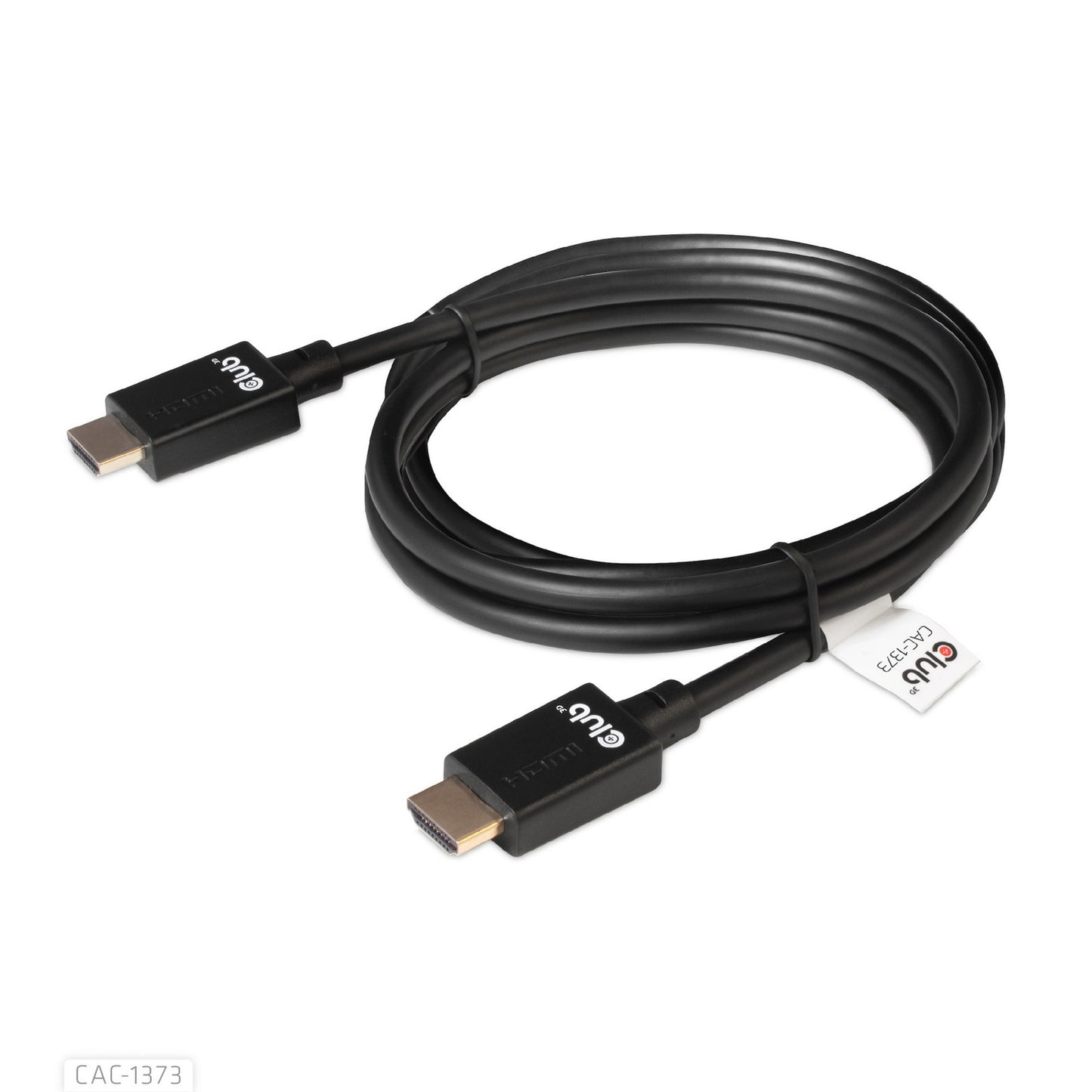 Club 3d gecertificeerde ultra high speed hdmi 2.1 kabel (zwart, 3 meter, 8k)